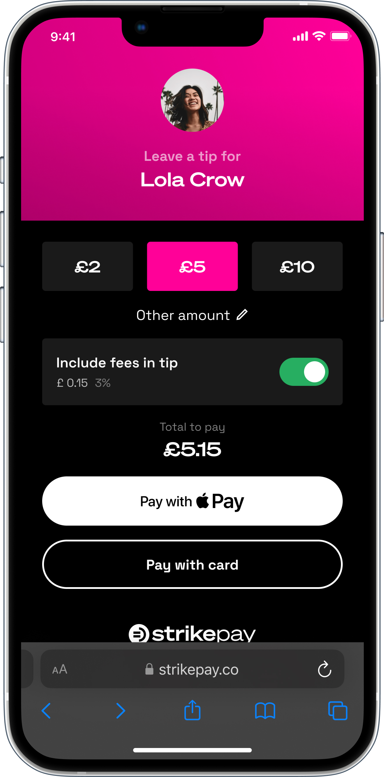 Strikepay Cashless Tipping & Payments